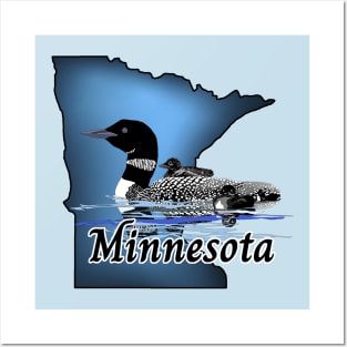 Minnesota Loon Posters and Art